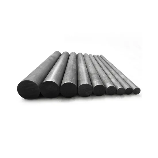 Usinagem de grafite Rod de descarga de alta densidade personalizada para metalurgia